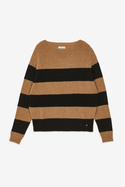 MAGLIA GIROCOLLO RIGHE