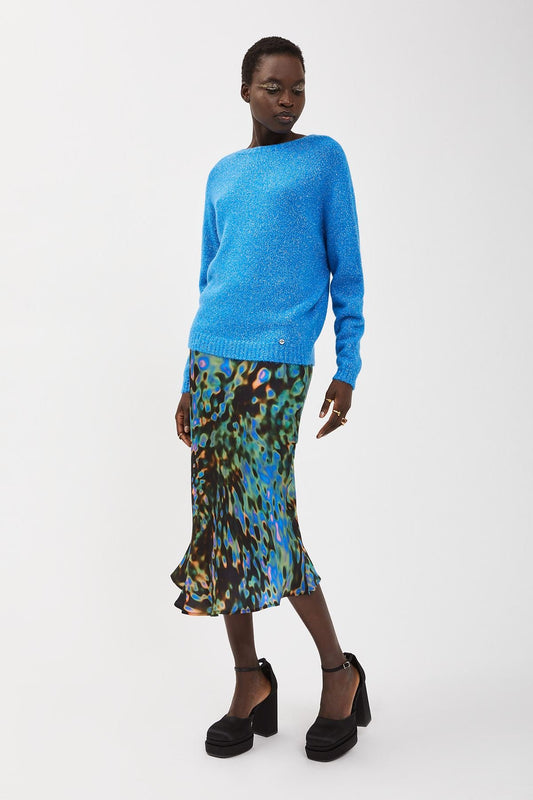 MAGLIA GIROCOLLO LUREX