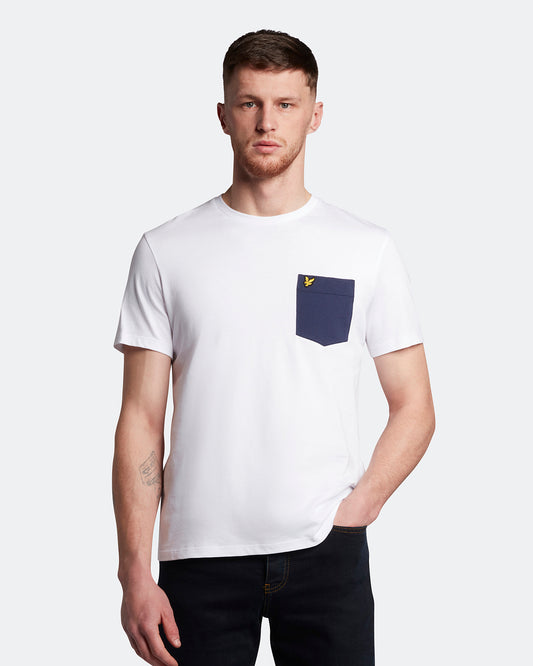 T-shirt contrast pocket