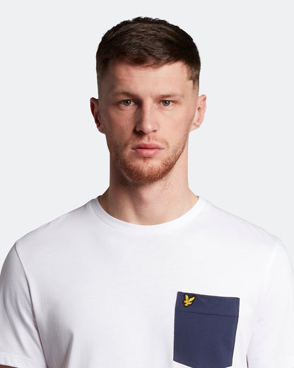 T-shirt contrast pocket