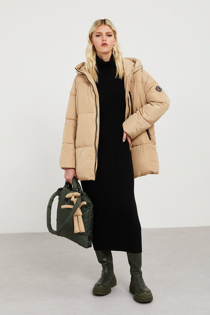 PIUMINO CORTO CAPPUCCIO