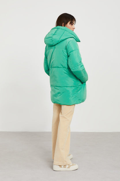 PIUMINO CORTO CAPPUCCIO