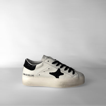 SCARPE PELLE STELLA NERA