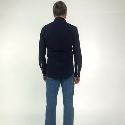 CAMICIA COLLO FRANCESE SEERSUCKER