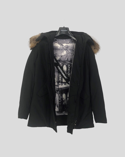 PARKA CAPPUCCIO PELO