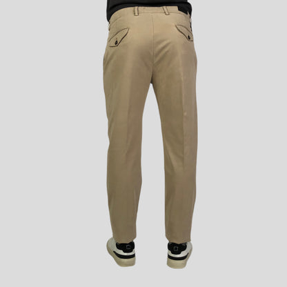 PANTALONI PINCES GABARDINA