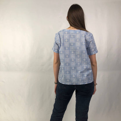 CAMICIA TRAPEZIO SANGALLO