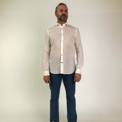 CAMICIA COLLO FRANCESE SEERSUCKER