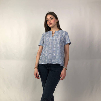 CAMICIA TRAPEZIO SANGALLO