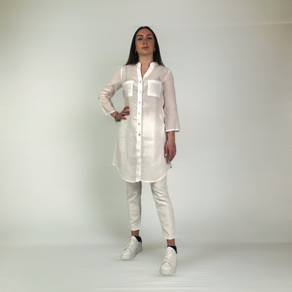 CAMICIA OVER COREANA LINO