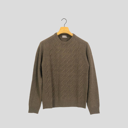 MAGLIA GIROCOLLO TRECCE