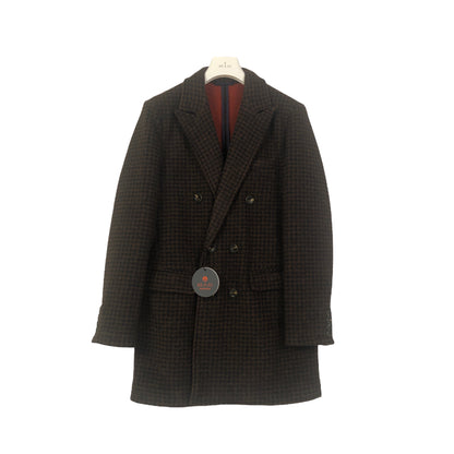 CAPPOTTO DOPPIOPETTO PIED DE POULE