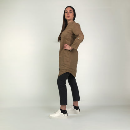 CAMICIA OVER COREANA LINO