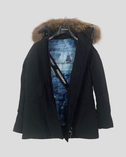 PARKA CAPPUCCIO PELO