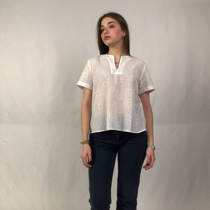 CAMICIA TRAPEZIO SANGALLO