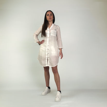 CAMICIA OVER COREANA LINO