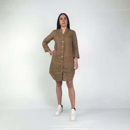 CAMICIA OVER COREANA LINO