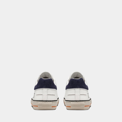 SCARPE PELLE CONTRASTO