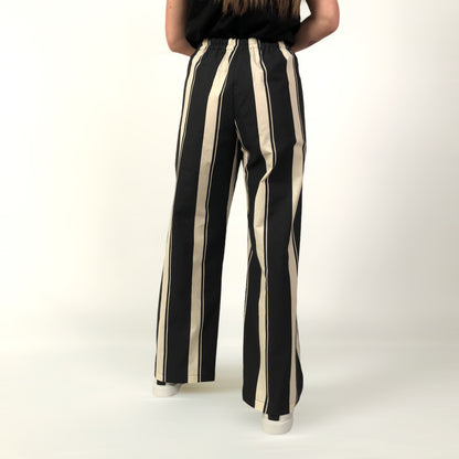 PANTALONI AMPI RIGHE