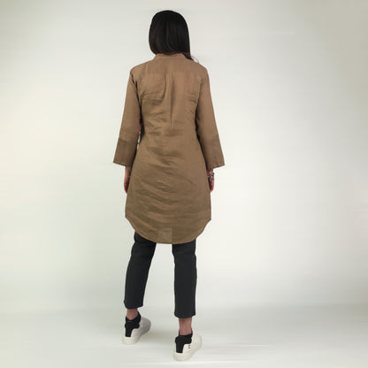 CAMICIA OVER COREANA LINO