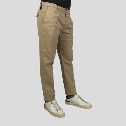 PANTALONI PINCES GABARDINA