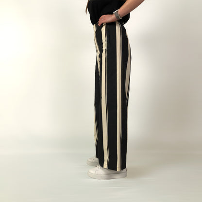 PANTALONI AMPI RIGHE