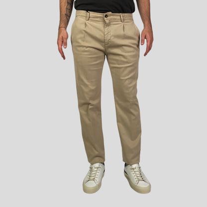 PANTALONI PINCES GABARDINA