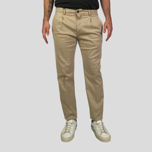 PANTALONI PINCES GABARDINA