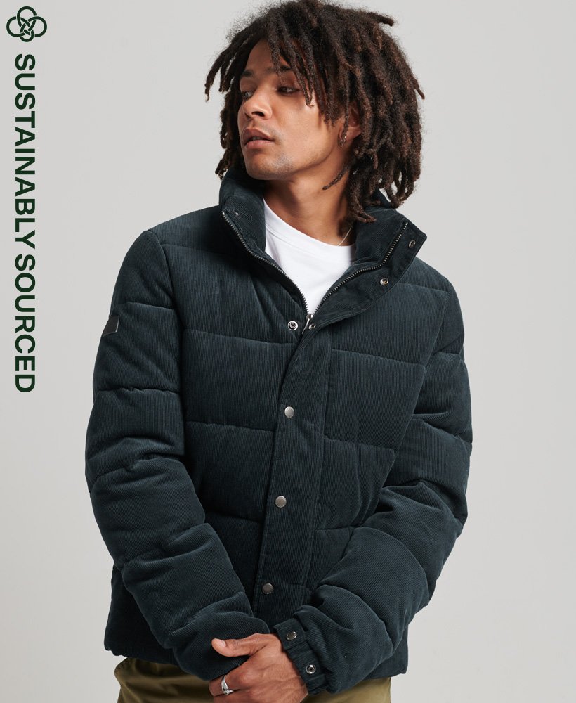 Galleria Settanta a coste colmar piumino velluto nero